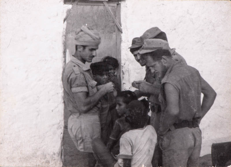 Soldados en Sáhara