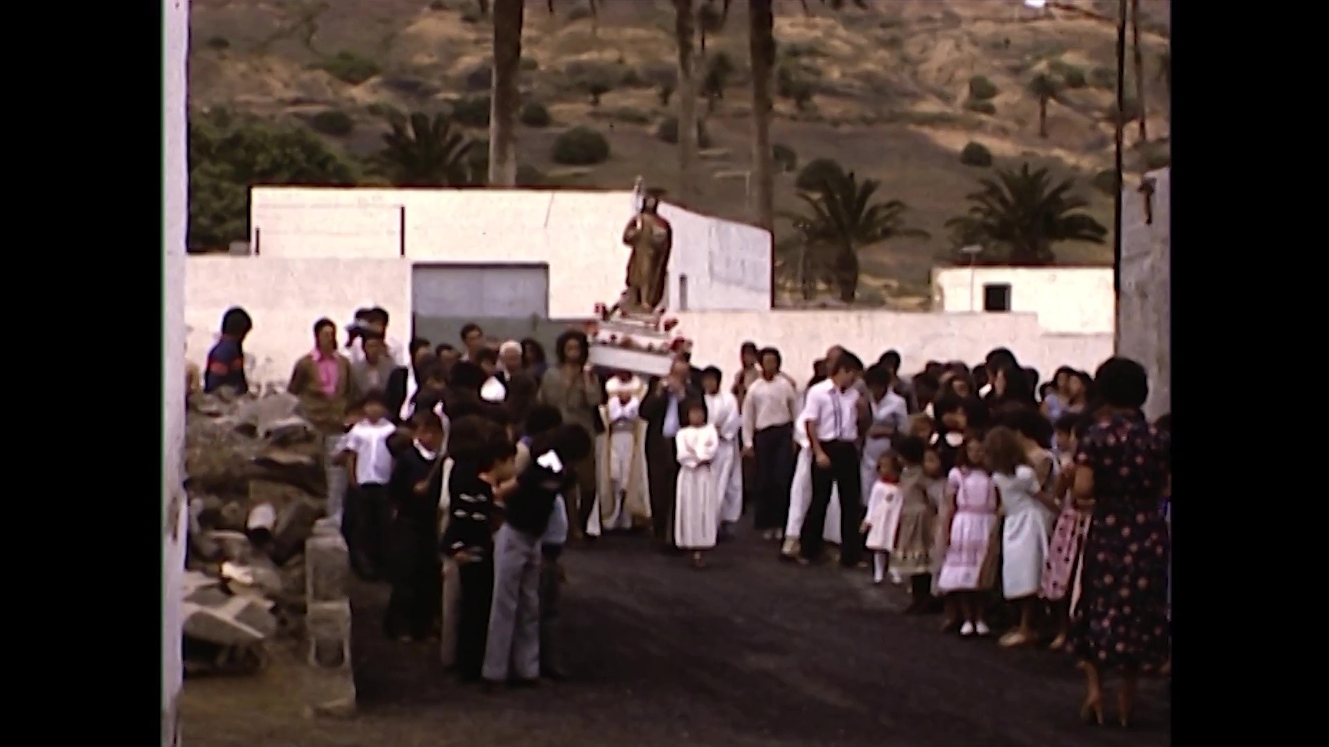 Procesión de San Juan Bautista en Haría (c. 1979)