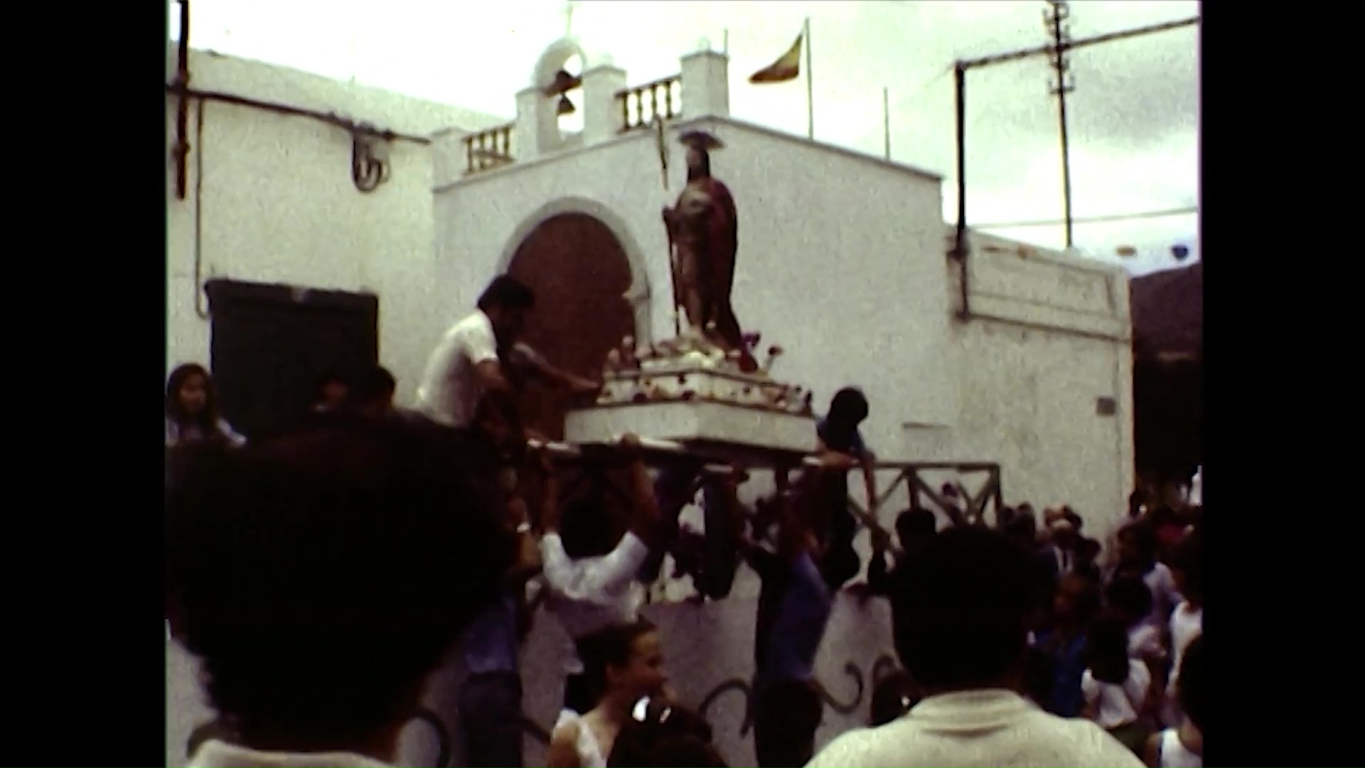Procesión y desfile en Haría (c. 1979)