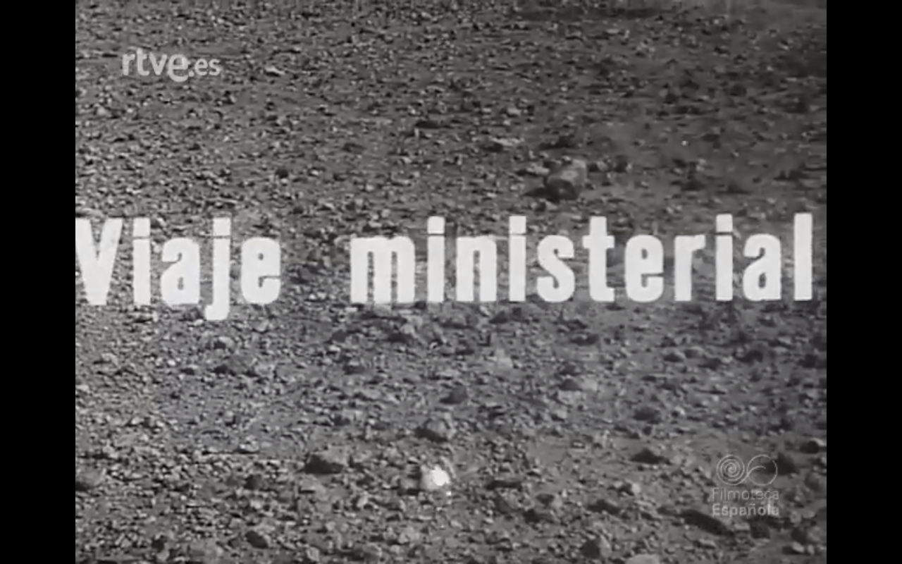 Viaje ministerial a Lanzarote (1957)