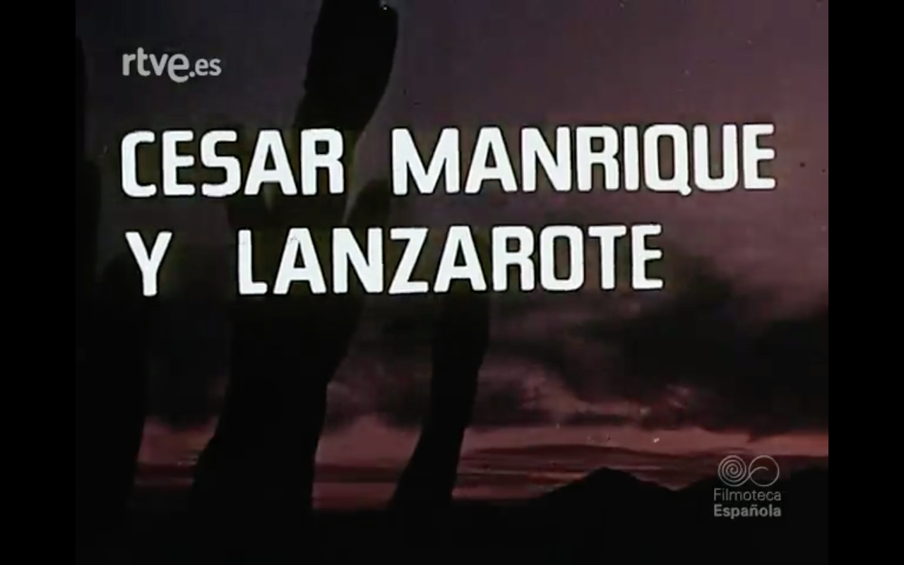 César Manrique y Lanzarote (1971)