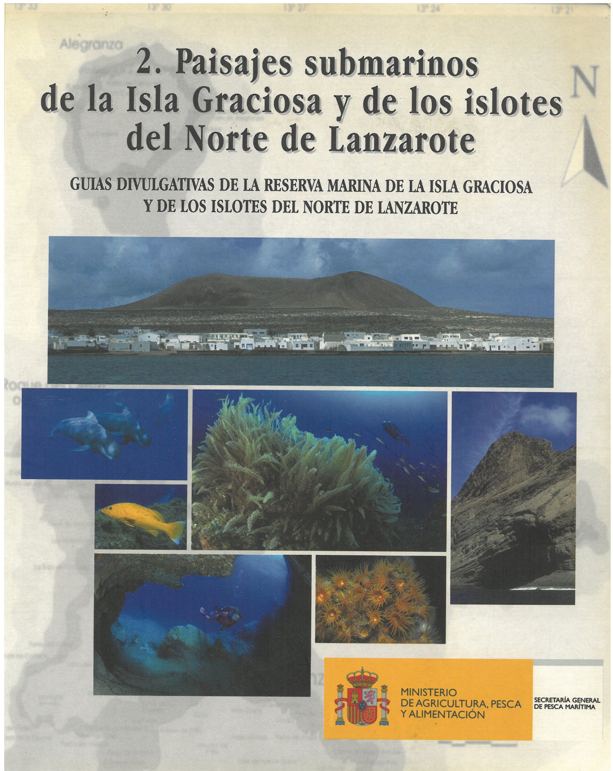 Paisajes submarinos de la Isla Graciosa y de los islotes del Norte de Lanzarote