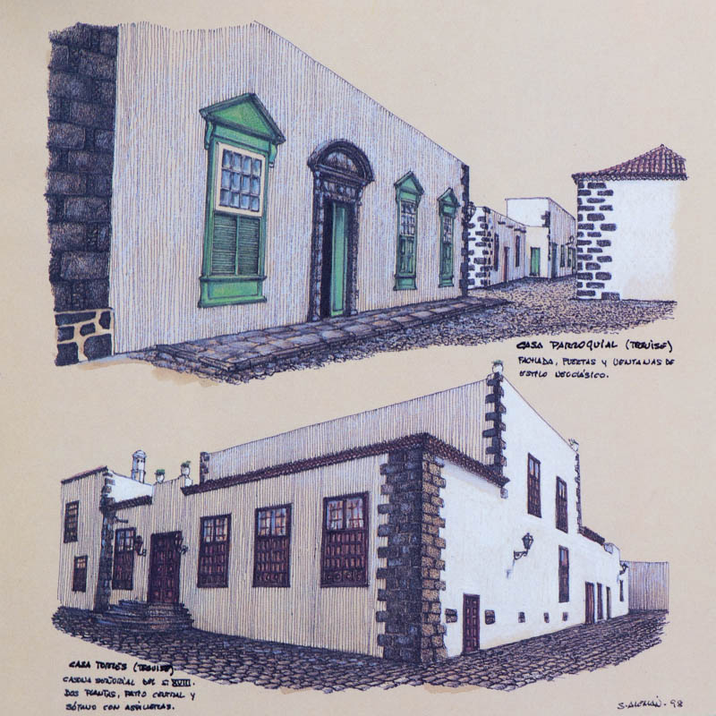 Casa Parroquial y Casa Torres (Teguise). Tesoros de la isla