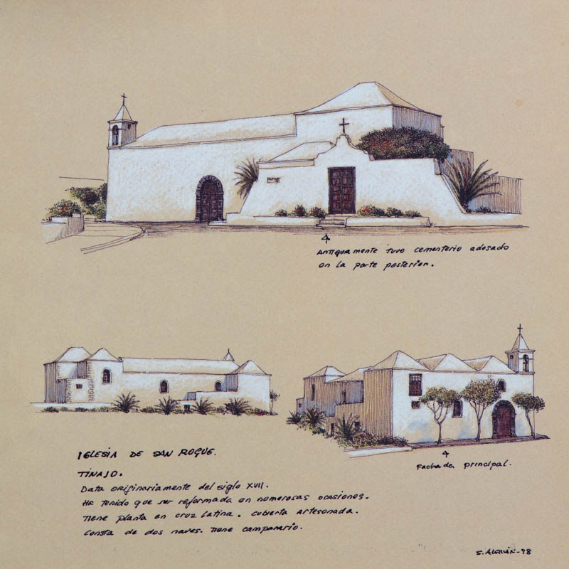 Iglesia de San Roque (Tinajo). Tesoros de la isla