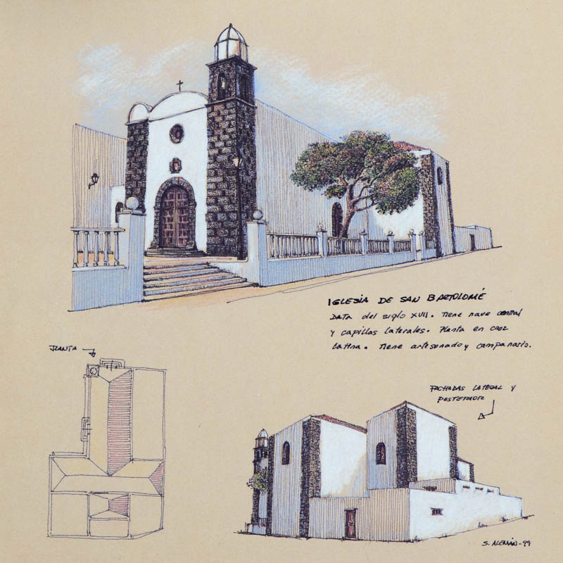 Iglesia de San Bartolomé. Tesoros de la isla