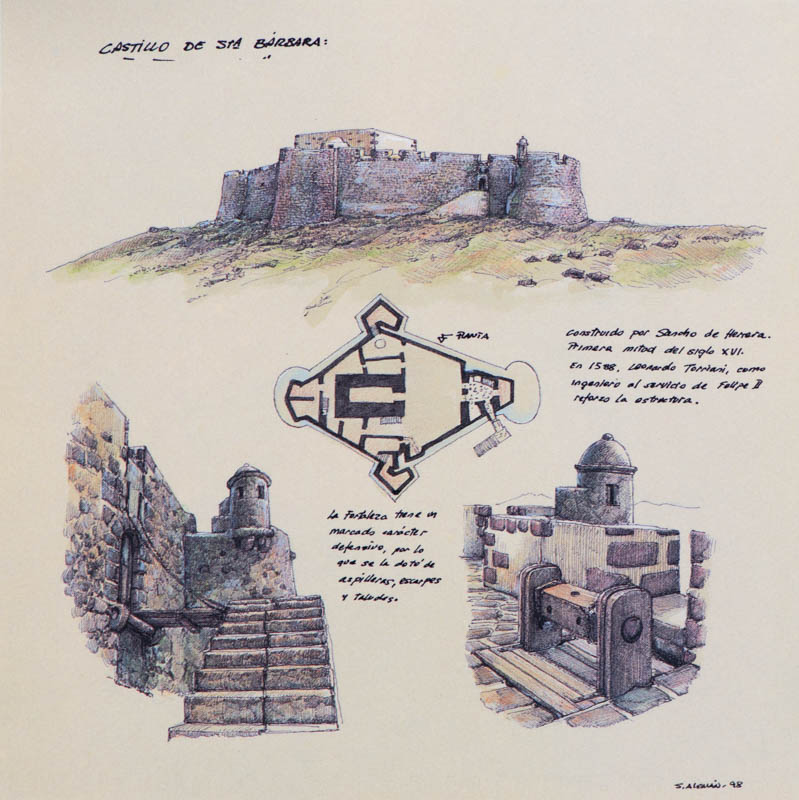 Castillo de Santa Bárbara (Teguise). Tesoros de la isla