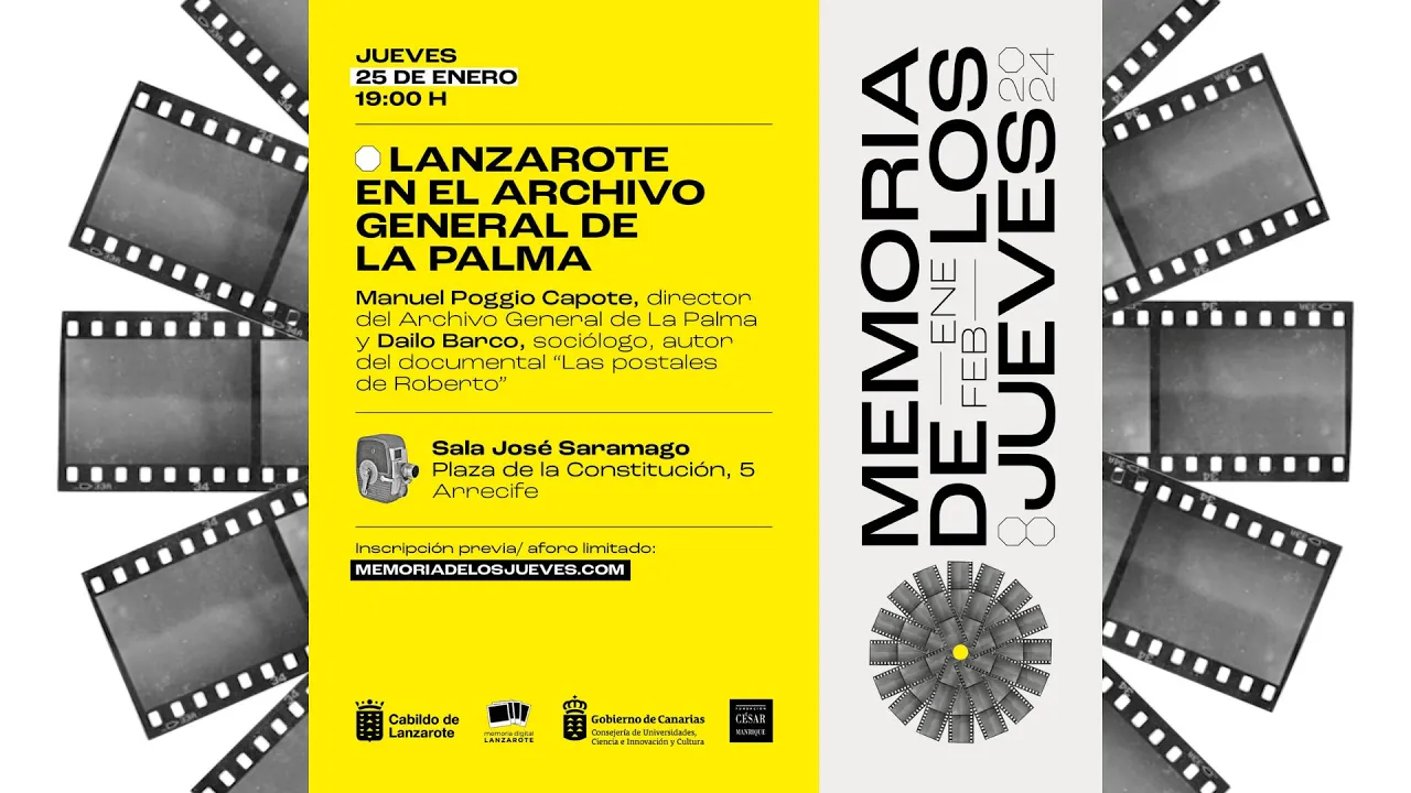 Lanzarote en el archivo general de La Palma | Memoria de los jueves.